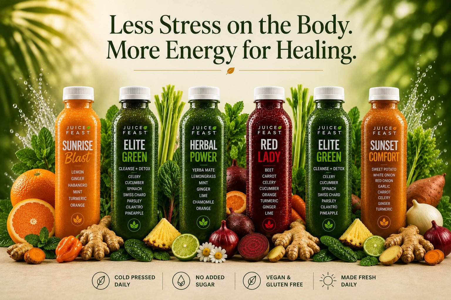 Less Stress on the Body. More Energy for Healing.